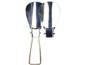 Kovový skladací vreckový obuvák